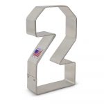 Large Number 2 Cookie Cutter 4 1/4"