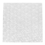 Silver - 10" X ¼” Thick Square Cake Board