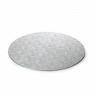 7" Inch Round Silver Cake Board 3mm DOUBLE THICK