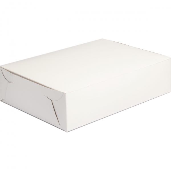 Donut Box Plain White 10″ X 7″ X 3.5″ 10/Pack