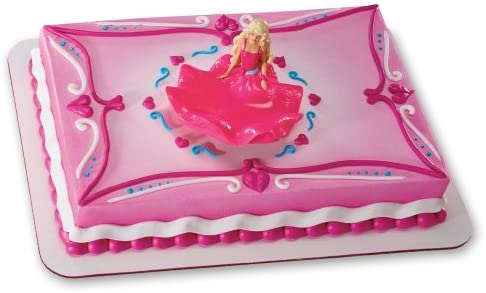 Barbie Charm DecoPac Set Cake Topper, Caucasian