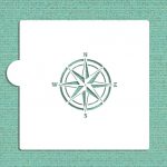 Compass Rose Cookie and Craft Stencil
