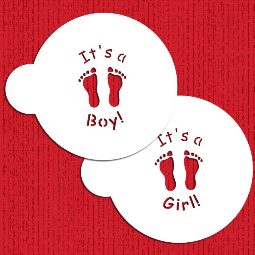 It's a Boy/Girl Cookie Top 3.5"