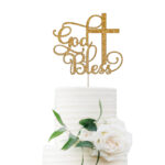 God Bless Baptism Topper