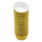Gold Foil Cupcake Liners – 500 pcs Pack.