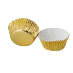 Gold Foil Cupcake Liners - 40-pcs.