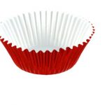 Red Foil Cupcake Liners - 40-Pack