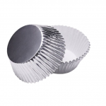 Silver Foil Cupcake Liners - 40-pcs.