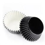 Black Foil Cupcake Liners - 40-pcs.