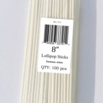 8in Lollipop Sticks 100pk