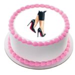 Fashion Legs High Heels Edible Image Frosting Sheet