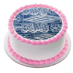 Ndop Indigo Textile Edible Image Frosting Sheet