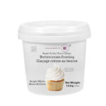 Ready to Use Bright White Buttercream Frosting - 1.4 kg