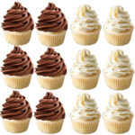 Vanilla Bliss with Chocolate Twist Cupcakes