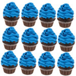 Blue Moon Chocolate Cupcakes