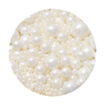 WHITE MIX Sugar Pearls Sprinkles