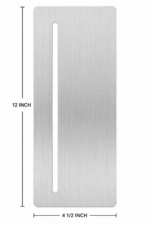 Stainless Steel Professional Cake Scraper – 12” Extra Tall Smoother for Flawless Buttercream & Ganache Finishes - Image 2