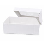 19" x 14" x 6" High Cake Box with Window – White - Image 2