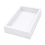 26 1/2" x 18 5/8" x 6" High Full Sheet Cake Box with Window – White - (PICKUP ONLY)