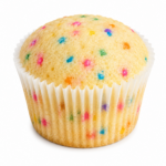 Vanilla Confetti Cupcakes – Unfrosted
