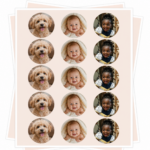 2” Circles Multiple Images Edible Image Printing Service – (Not Pre-Cut)