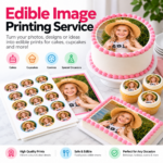 Edible Image Printing – Upload & Print Frosting Sheet – Rush (Not Pre-Cut)