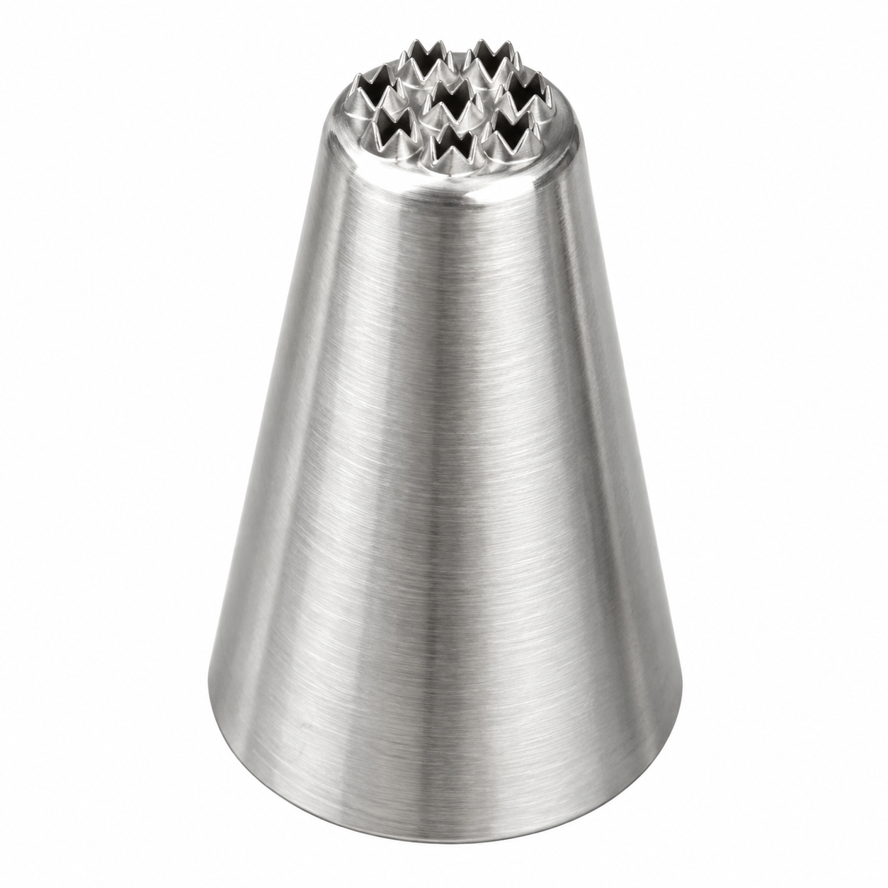 Stainless Steel Star Piping Tip (1) Grass Tip # 234 - Image 1